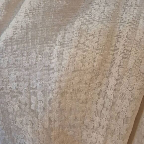 Polagram Women's Ivory Poly/Cotton Lined Lace Dress - Picture 10 of 12